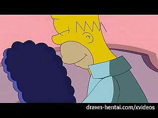Simpsons hentai homer fucks marge