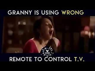 Granny used wrong remote control