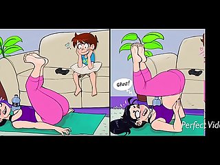 Hot milf and daughter fuck cartoon