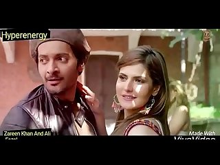 zareen خان اور علی فضل گرم ، شہوت انگیز رومانٹک جنسی