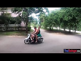 Thailand motorbike tour and bareback fuck