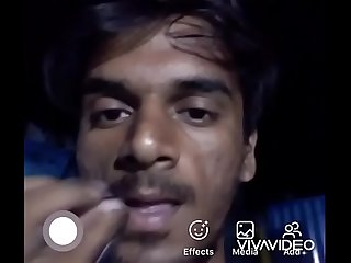 Aman showing his dick to gf on video call