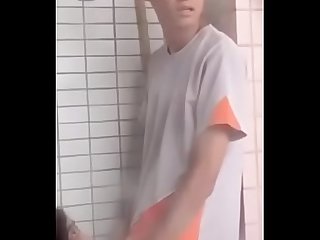 young asian student blowjob in toilet hidden cam (Full :..