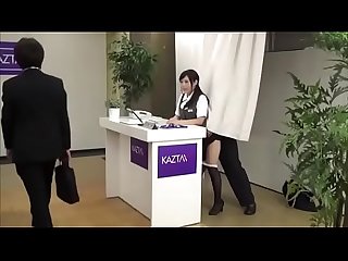 A normal day's receptionist becomes a hardsex work day [Full Video:..