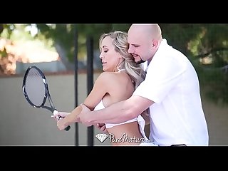 PureMature After tennis lesson fuck and facial with MILF Brandi Love