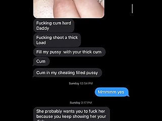Wife Sexting About Threesome with Sister