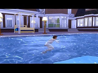 Steps. Fucks s. Korean StepMom After Swimming In The Pool | Korean StepMom And..