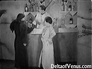 Authentic Vintage Porn 1930s - FFM Threesome