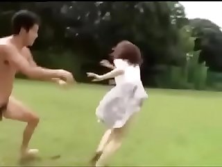 japanese girl chased and fucked.MP4