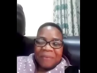 Mature sugar mama playing via video chat - South African