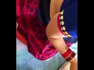 tình Trong sari suck và sau đó được fuck Trong chó ngoan Phong cách